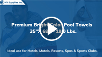 Premium Bright Color Pool Towel - 35" x 68" - 19 Lbs
